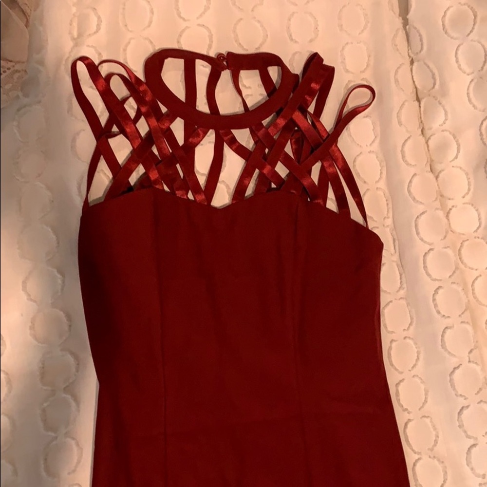 Brand new red fashion nova dress size small